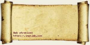 Isidor Domiševac vizit kartica